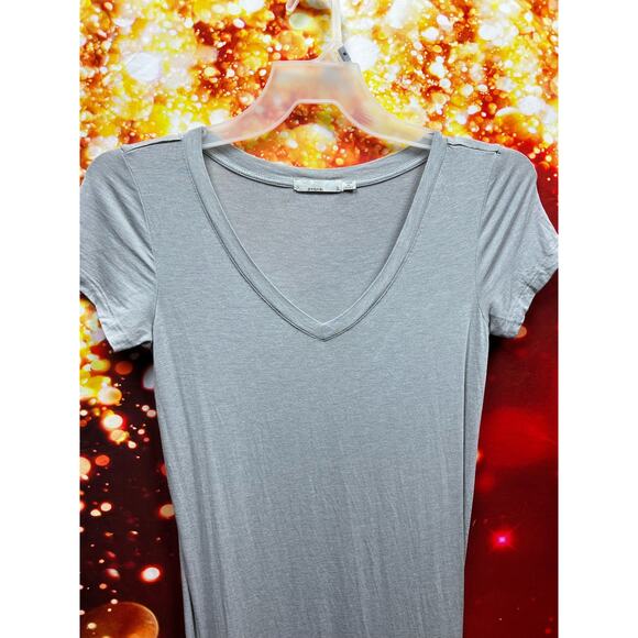 Prana Womens V-Neck T-Shirt Dress Shirred Pencil Skirt Size S - Picture 6 of 8